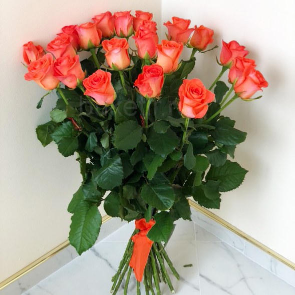 21 коралловая роза, лента в Алупке