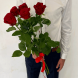 5 красных роз в Алупке