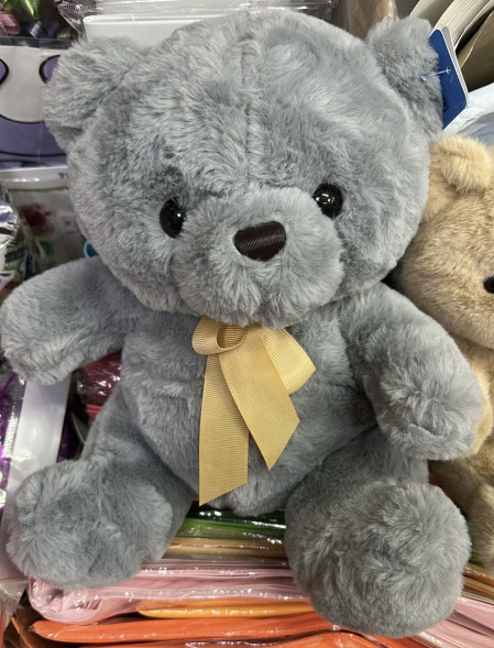 Плюшевый мишка тёмный 30-35 см. в Алупке