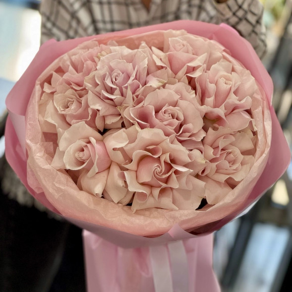 Букет 15 французких роз  в Алупке