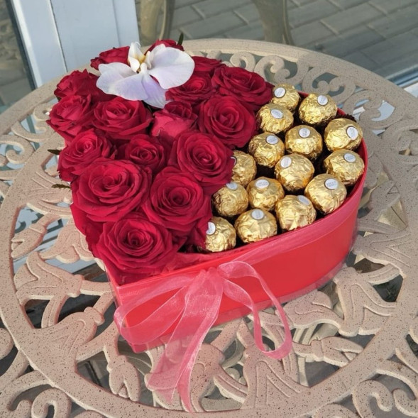 Букет Огненная страсть в Алупке